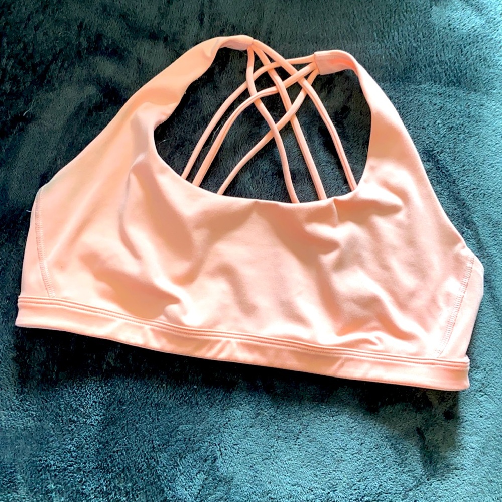 Victoria Secret sports bra. Coral pink. Large